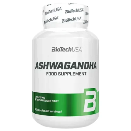 Ashwagandha 60 Capsules de BiotechUSA Meilleurs Prix au Maroc