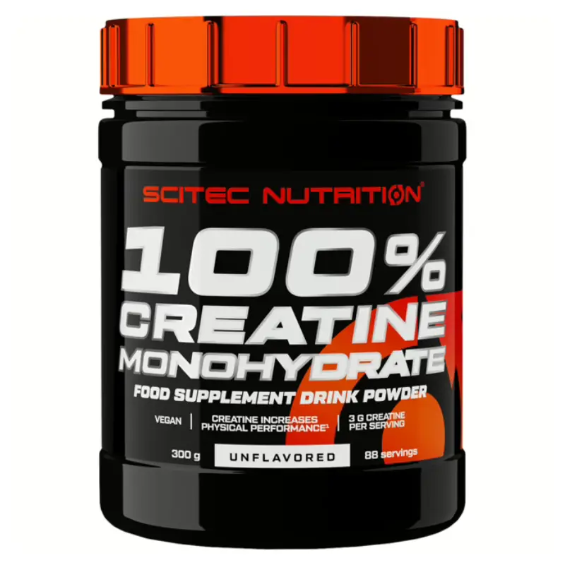 Créatine-Monohydrate-300g-Scitec-Nutrition Créatine Monohydrate 300g de Scitec Nutrition | Creatine au WAVO