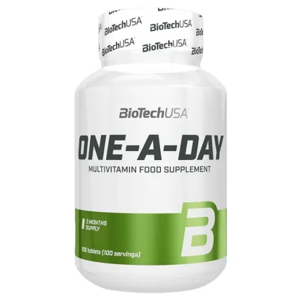 ONE A DAY 100 Tabs BiotechUSA Meilleurs Multivitamin au Maroc