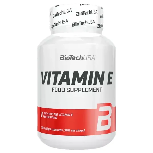 Vitamine E 200 mg 100 Capsules de BioTechUSA - WAVO.MA