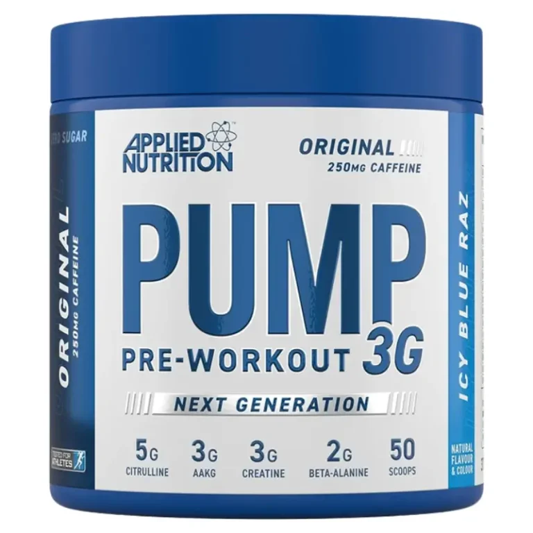 Pump 3G 375g de Applied Nutrition meilleurs pre workout au maroc