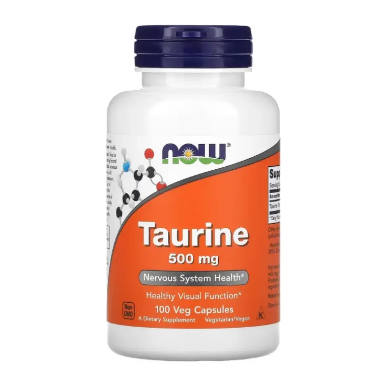 Taurine 500 mg Capsules - NOW Foods