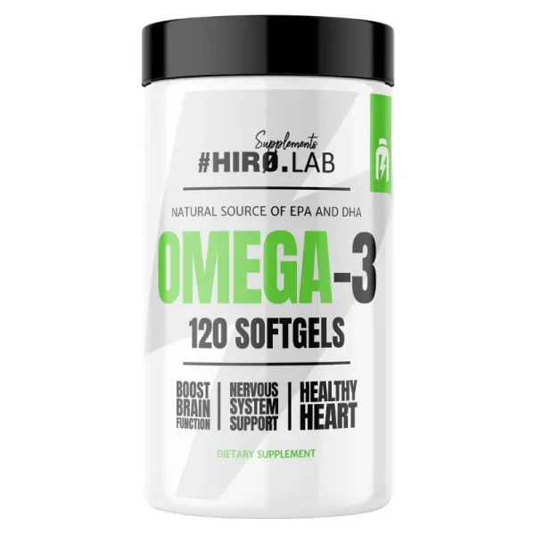 Omega-3 120 Capsules de Hiro Lab - Omega 3 au Maroc