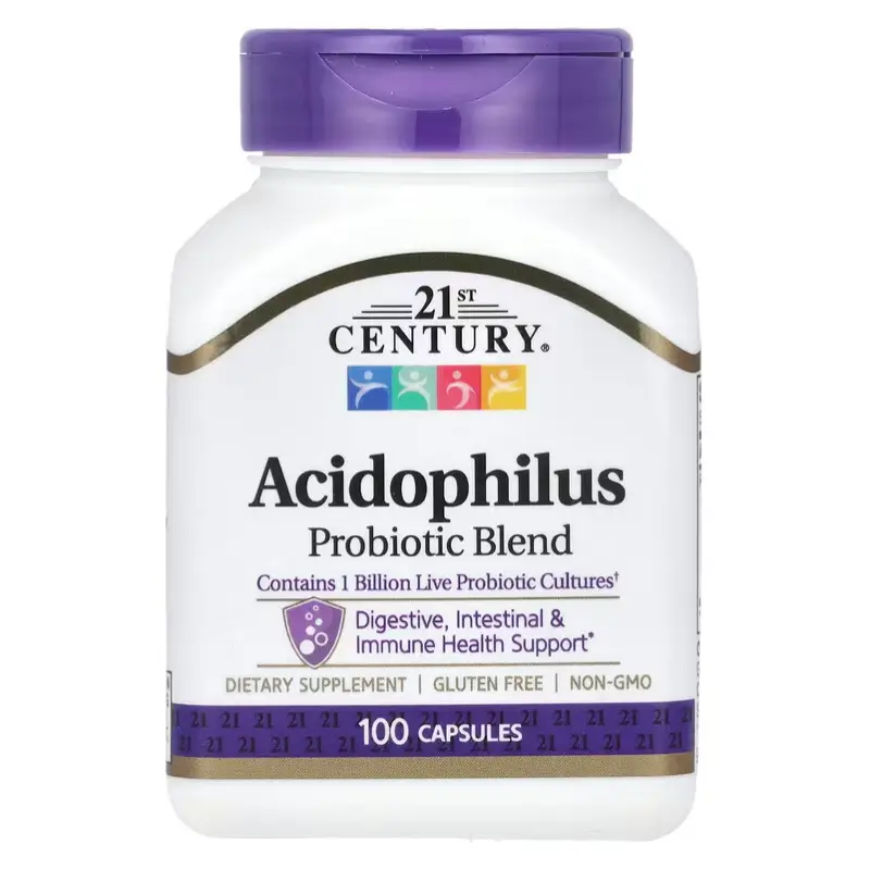 Acidophilus Probiotic Blend 100 Capsules de 21st Century Meilleurs complément alimentaire au Maroc