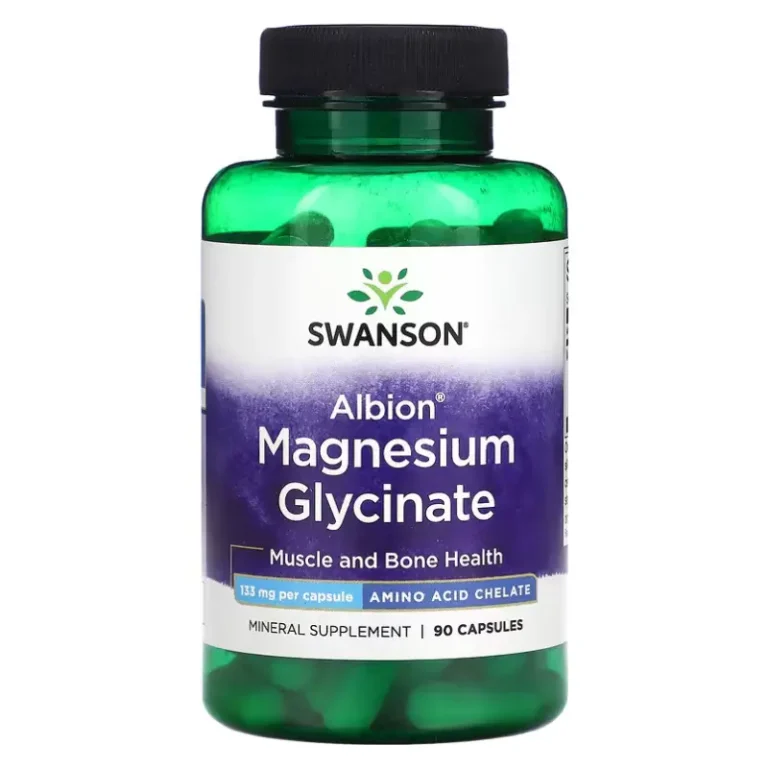 Albion Magnésium Glycinate 133 mg de Swanson Meilleurs complément alimentaire au Maroc