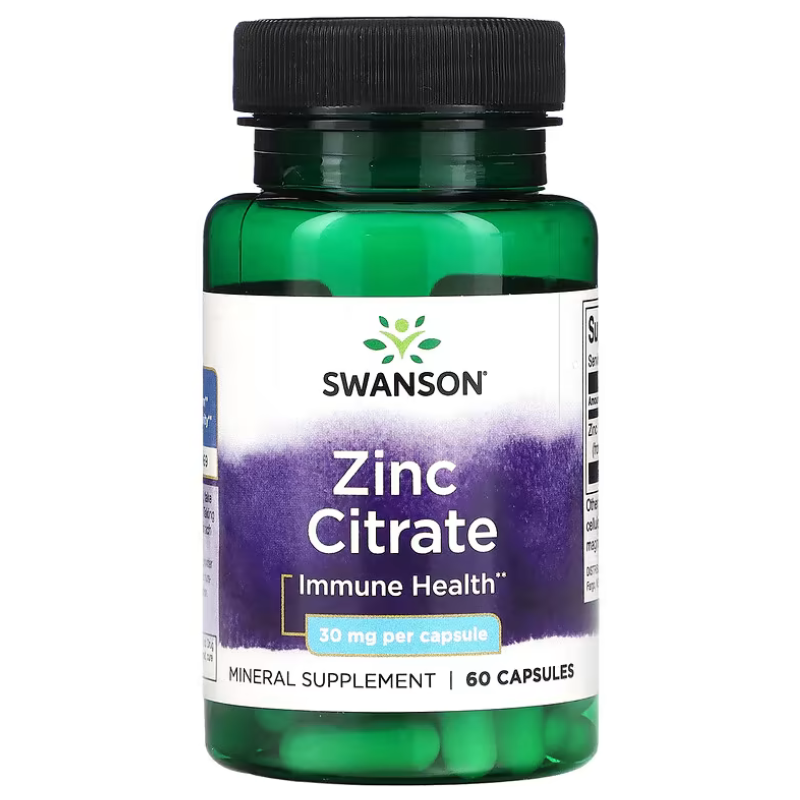Zinc Citrate 30 mg de Swanson Meilleurs complément alimentaire au Maroc