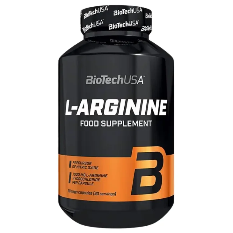 L-Arginine 90 gélules BioTechUSA Meilleurs Complément au Maroc