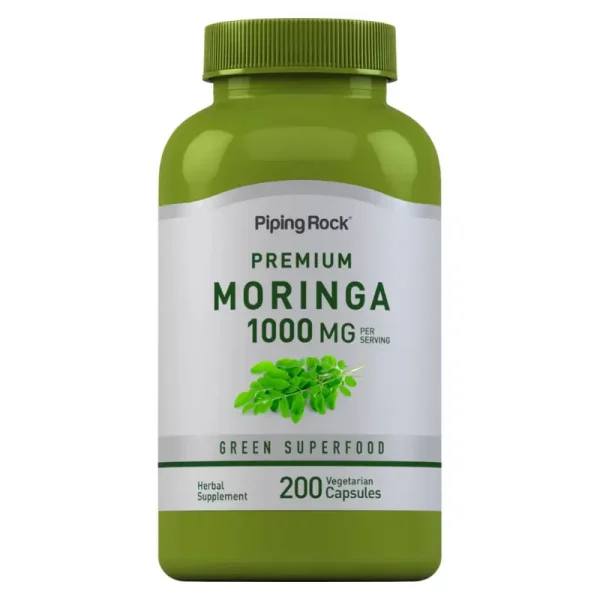 Moringa Oleifera 1000 mg 200 Capsules de PipingRock - Moringa au Maroc