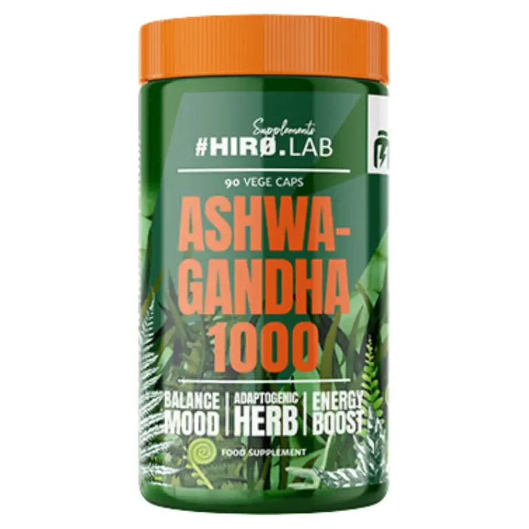 Ashwagandha 1000 mg 90 Capsules Végétales de Hiro Lab