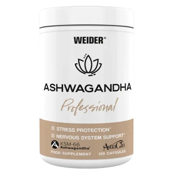 Ashwagandha Professional KSM-66 120 Capsules de Weider sur WAVO