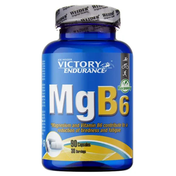 MgB6 Magnésium Vitamine B6, 90 Capsules de Victory Endurance sur WAVO
