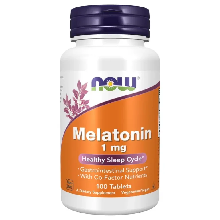 Melatonin 1 mg, 100 Tablets de Now Foods | Melatonin sur WAVO
