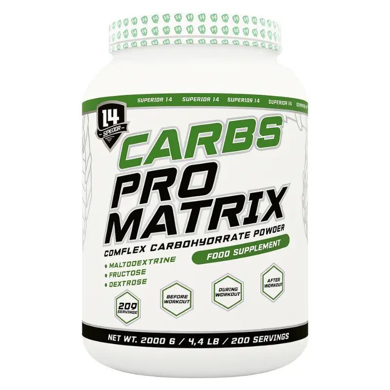 Carbs Pro Matrix 2000g de Superior 14 Disponible Chez WAVO